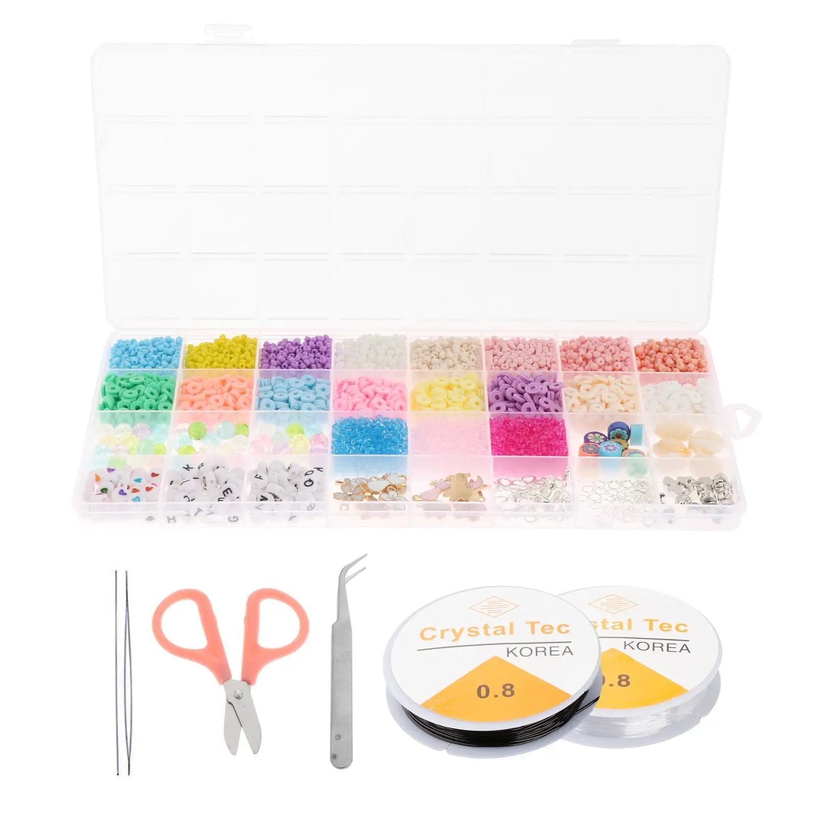 Spacer Beads for Kids Adults Pendant Jewelry Making Finding Crafts