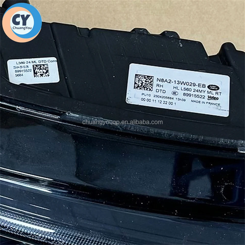 Range Rover Velar faros LED lente 2024 2025 2026 lámpara Original N8A2-13W030-EB para Land Rover Matrix faro L560 luz