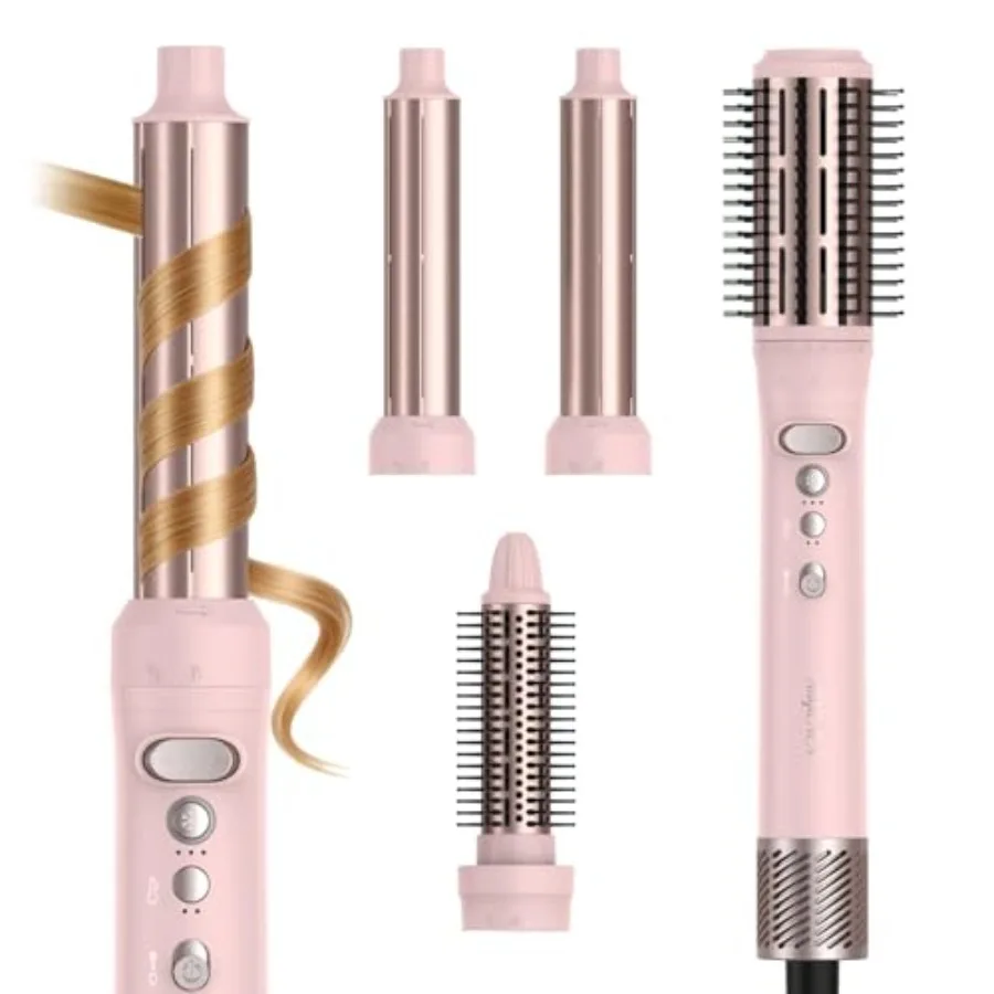 

Rotating Hair Dryer Blow Brush Multi Hot Air Styler Wrap 105 000 RPM High-Speed Volumizing Spinning Blow Dryer Brush with Auto