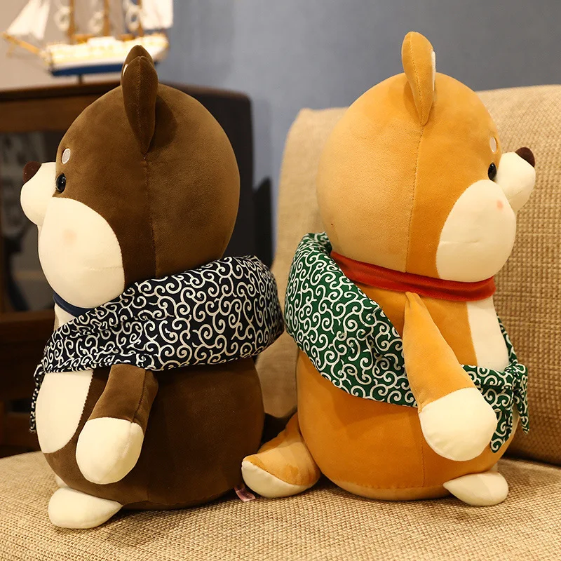 Cão de pelúcia boneca de pelúcia macio lance travesseiro decorações crianças presente aniversário presentes