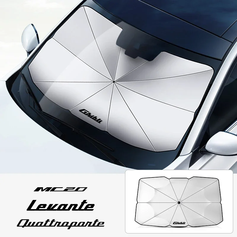 

Car windshield sunshade car front sunshade for Maserati Quattroporte Ghibli Levante MC20 interior accessories