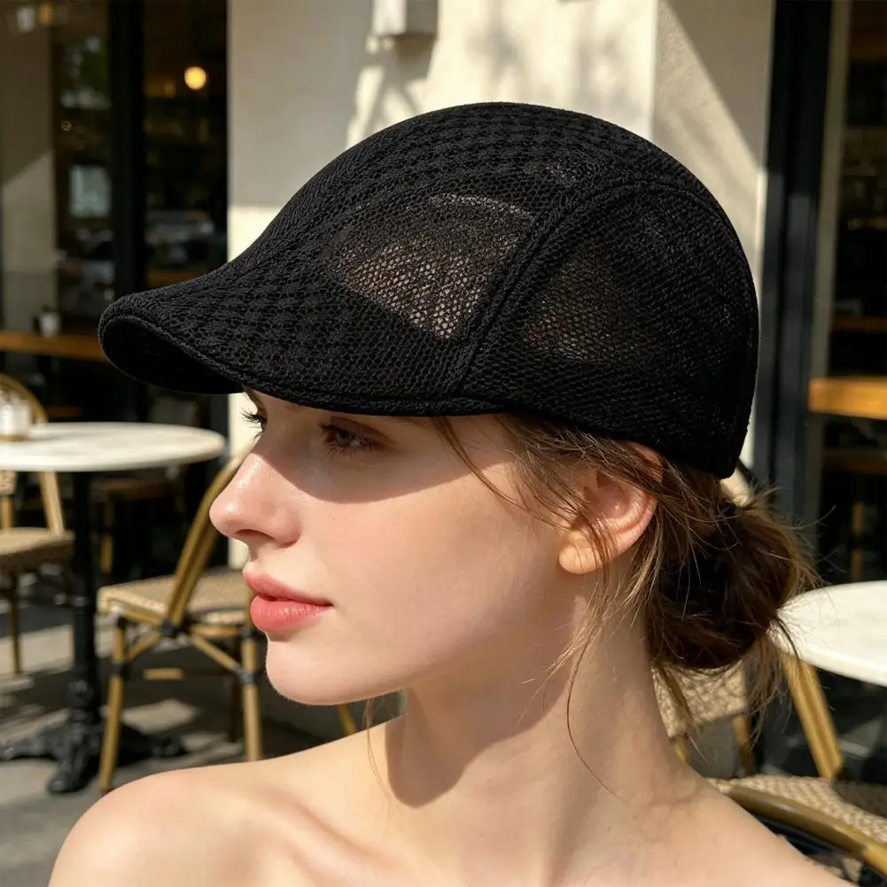 Practical Fishing Cap for Summer Breathable Sun Hat for Summer Unisex Retro Sun Hat Lightweight Breathable Mesh for Travel