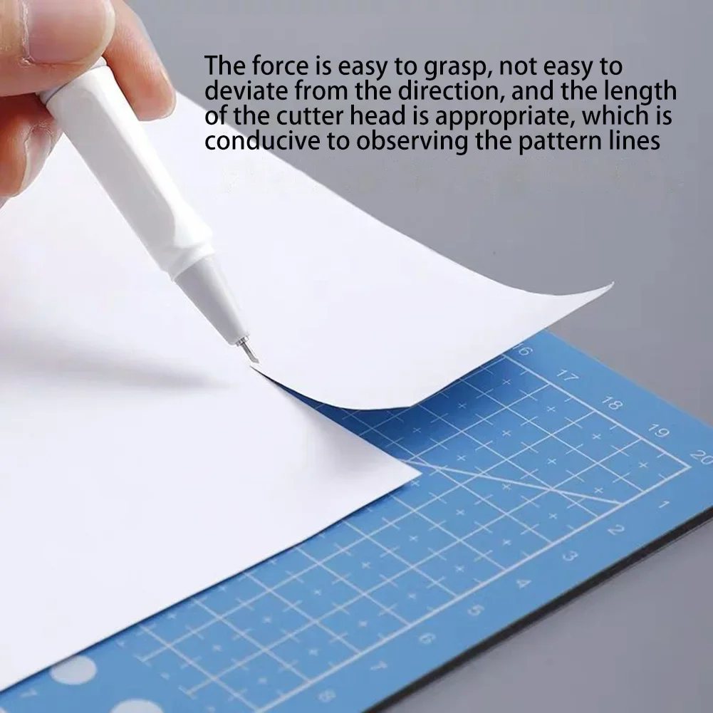الدقة مقبض مشرط شفرة سكين الخشب الة قطع الورق الحرفية القلم النقش قطع لوازم DIY بها بنفسك القرطاسية سكّين متعدّد الاستخدامات