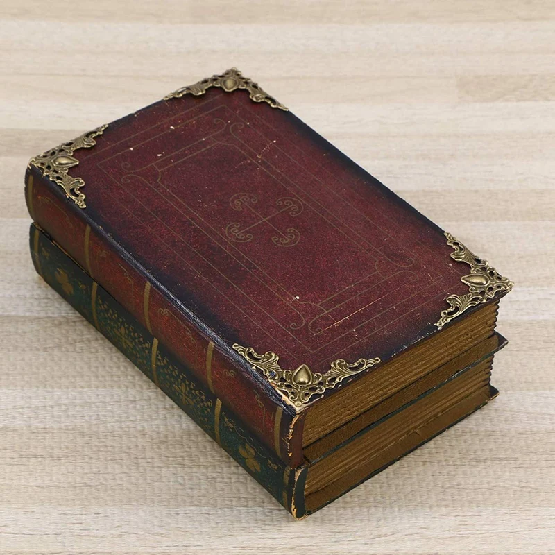 واقيات زوايا الكتاب 24 قطعة صندوق حماية زوايا الكتب المعدنية العتيقة غطاء حامي الزاوية لألبوم القصاصات