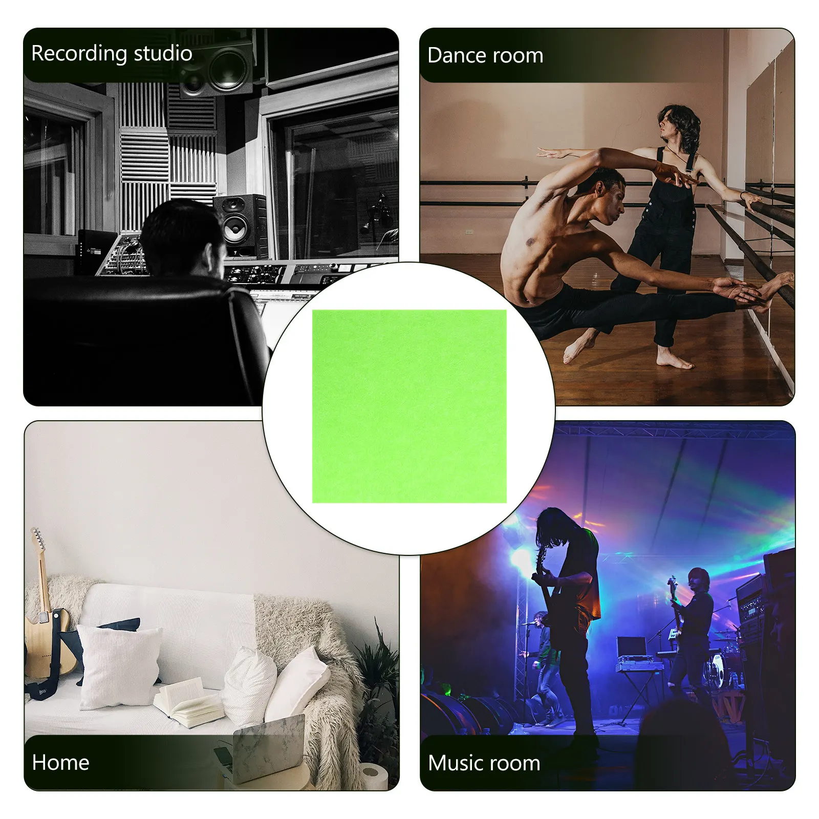 5Pcs Soundproofing Panel Board High Quality Felt Acoustic Insulation Board Self-Adhesive Easy Install for Music Room Ktv Dance - view 6