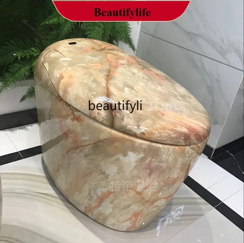 

F185 Colorful Personalized Automatic Flip Smart Toilet Household Electric Integrated Multi-Functional Toilet Instant Toilet