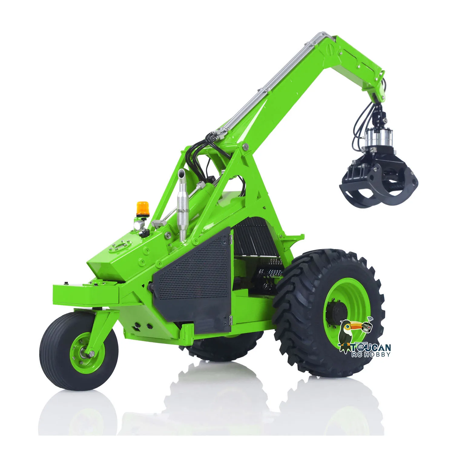 1/14 투칸 RTR RC 유압 로더 LESU 원격 제어 로더 AOUE 225A 4채널 밸브 리얼리틱 사탕수수 그랩버 성인용