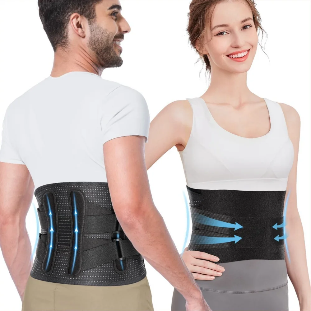 Back Brace Support for Lower Back Designed for Women & Men Provides Lumbar Support for Herniated Discs Heavy Lifting Breathable