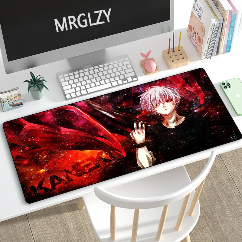 

MRGLZY 40*90CM Drop Shipping Large Mouse Pad Tokyo Ghoul MousePad Rug Computer Gaming Peripheral Accessories Multi-size Desk Mat