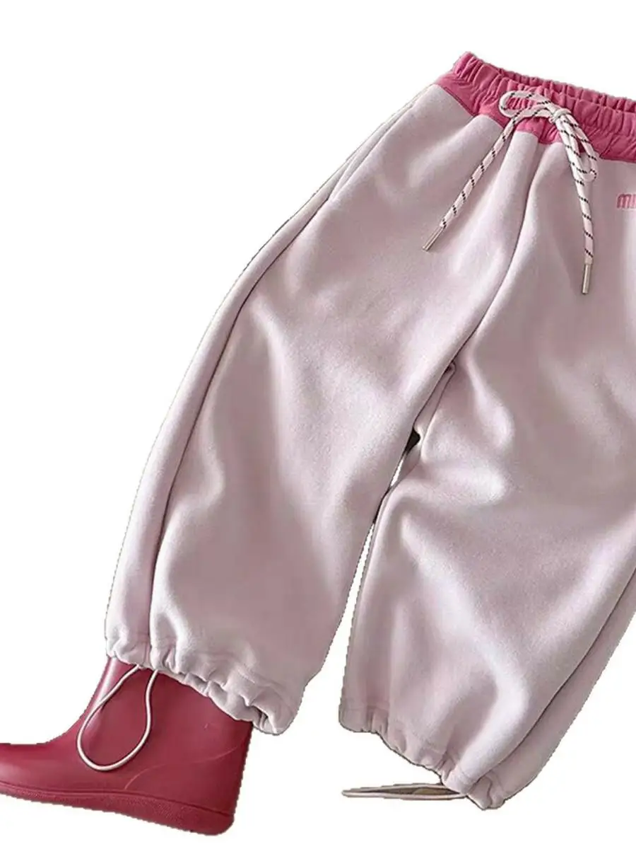 กางเกงขายาวทรงตรงแฟชั่นสไตล์เกาหลี ชุดลำลองสำหรับเด็กผู้หญิง ฤดูใบไม้ร่วง รุ่นใหม่มาแรง กางเกงเด็กสุดเทรนดี้