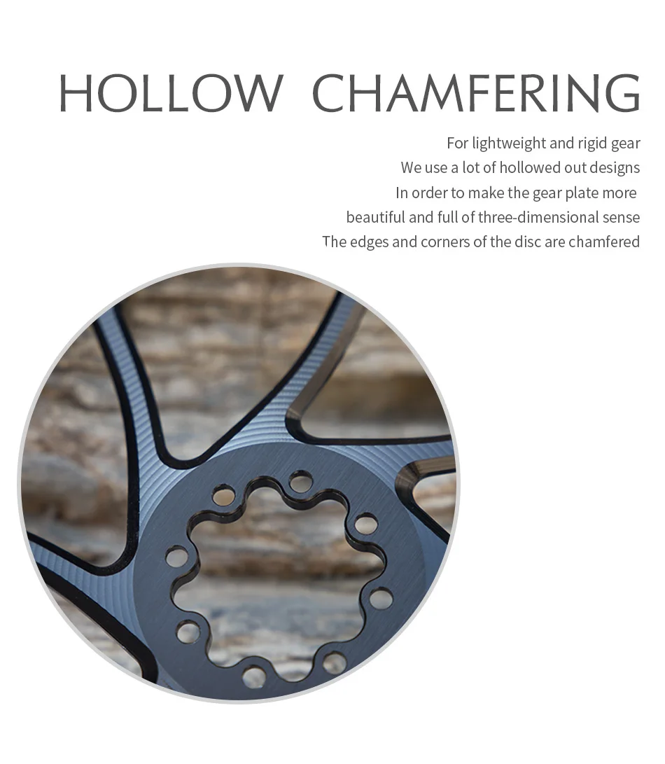 PASS QUEST 6mmオフセット 8ボルト チェーンリング ダイレクトマウント