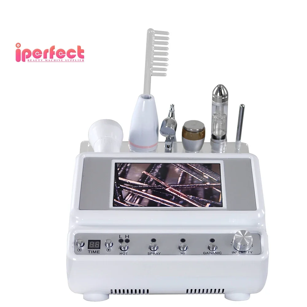 

Newest Hair Treatment Micro-Current Bio Scalp Hair Growth Ultrasonic Vibration Hair Analyser Beauty Equipment