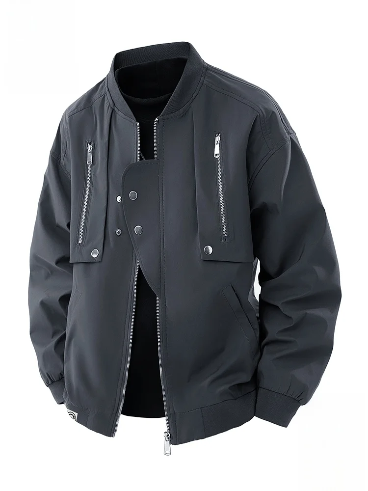 

PaulFrank American Retro Baseball Jaet Men's Loose Casual Workwear Coat Large Mouth Monkey 2025 Autumn Polyester Fiber