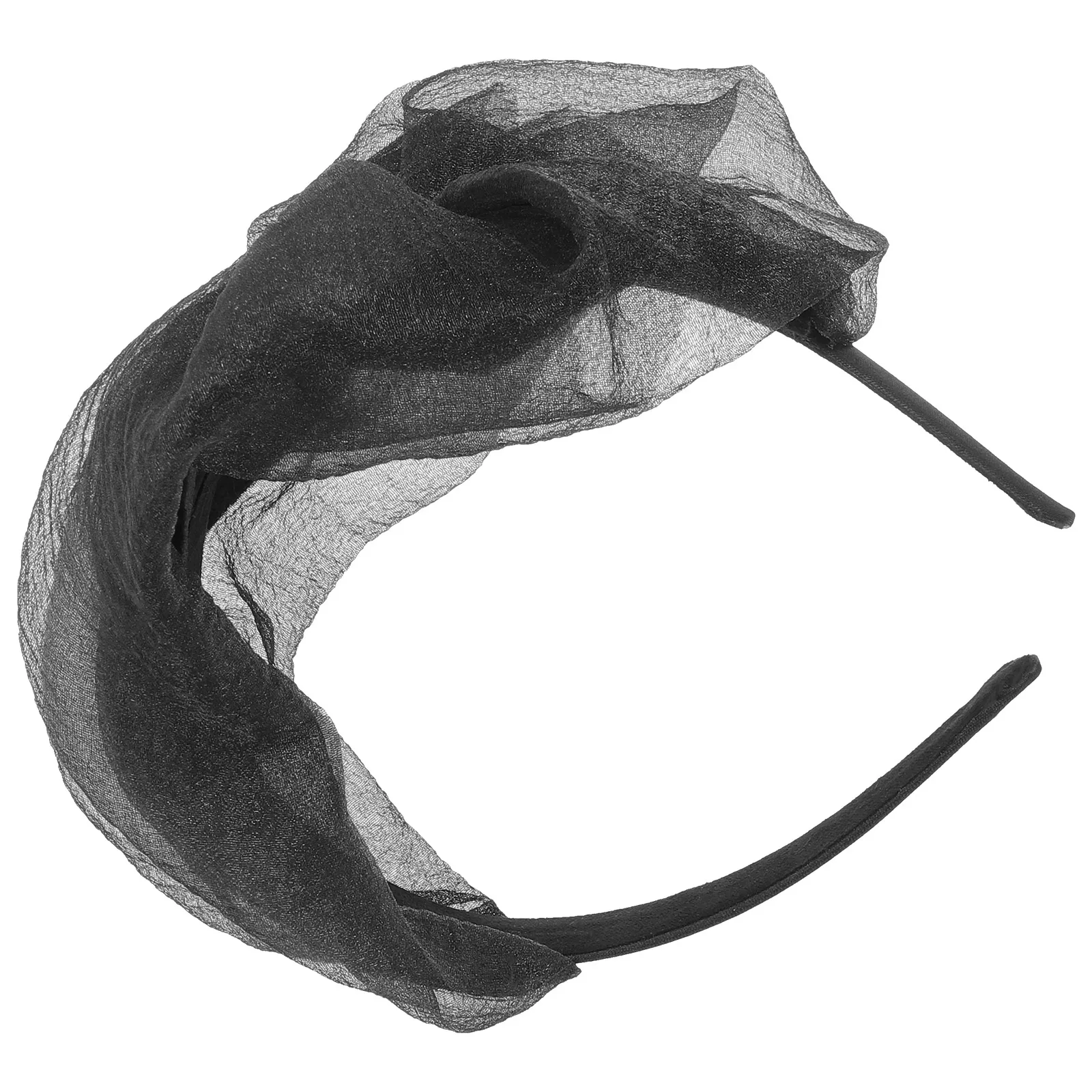 

Retro French Small Hat Headband Black Dinner Party Hair Accessories Plastic Cloth Material Bridal Wedding Prom Birthday Holiday