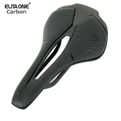 elitaone carbon fiber saddle 115g mountain bike/road bike ultralight seat 250x140mm UD textured bare carbon PL