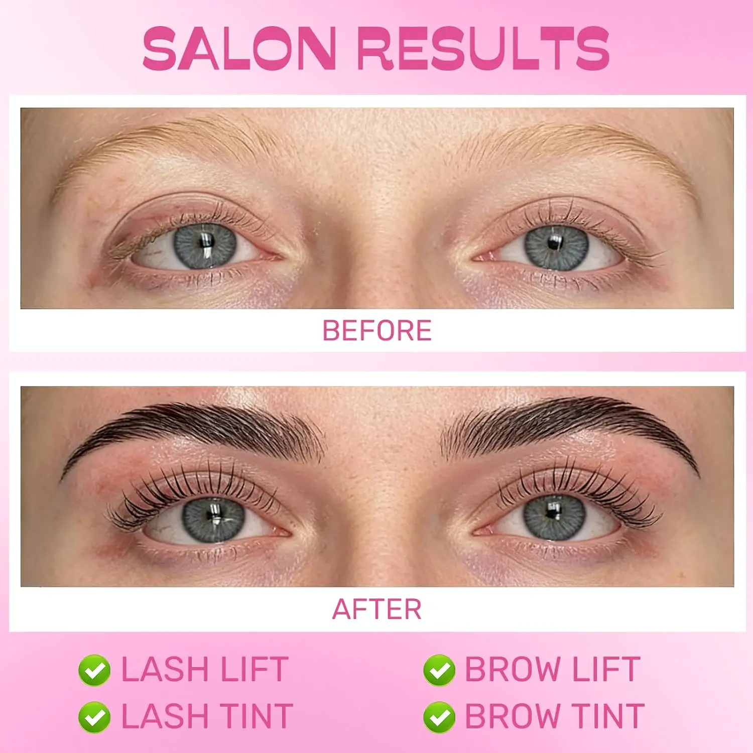 Lomansa Lash Lift and Black Kit Eyelash Lift and Color Strong Hold Lash Lifting 4 Weeks Curl & Natural Darker Black Lashes Tools