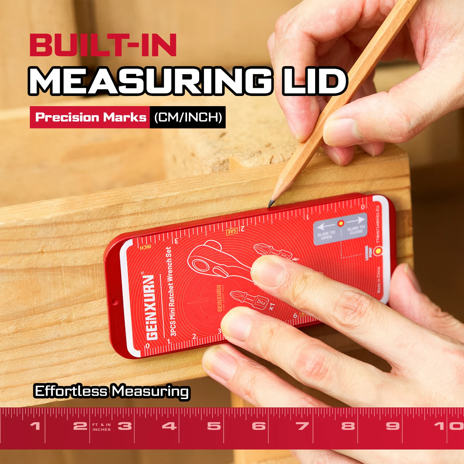 مجموعة مفكات براغي بسقاطة صغيرة من Geinxurn، مفك براغي S2، حامل لقمة مغناطيسية للصدمات، مفتاح ربط 1/4 بوصة، علبة دفع للإصلاح بنفسك #5