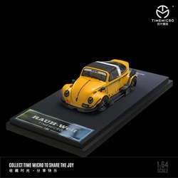 TimeMicro 1:64 RWB Beetle Yellow - Regular alloy car model