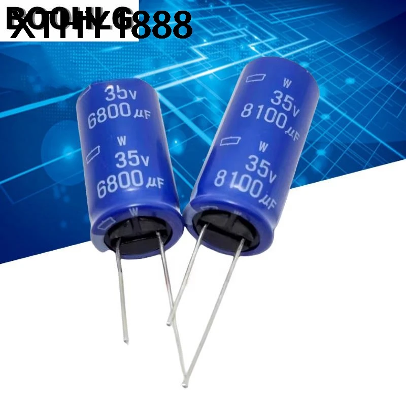 2pcs original imported black diamond blue robe w 63v 3300uf 35v 8100uf 35V 6800uf 35V 3400uf 35V 5600uf 35V 3300uf power amplifi