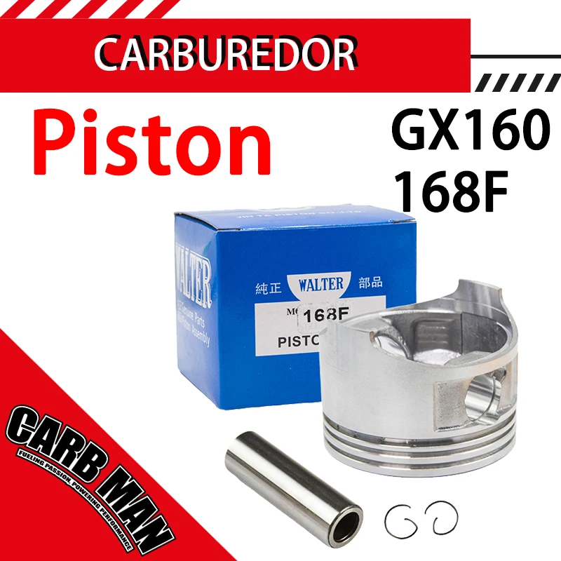 Generator Engine Piston For GX160 168F GX200 GX240 GX270 5.5HP 6.5HP Lawn Mower Part