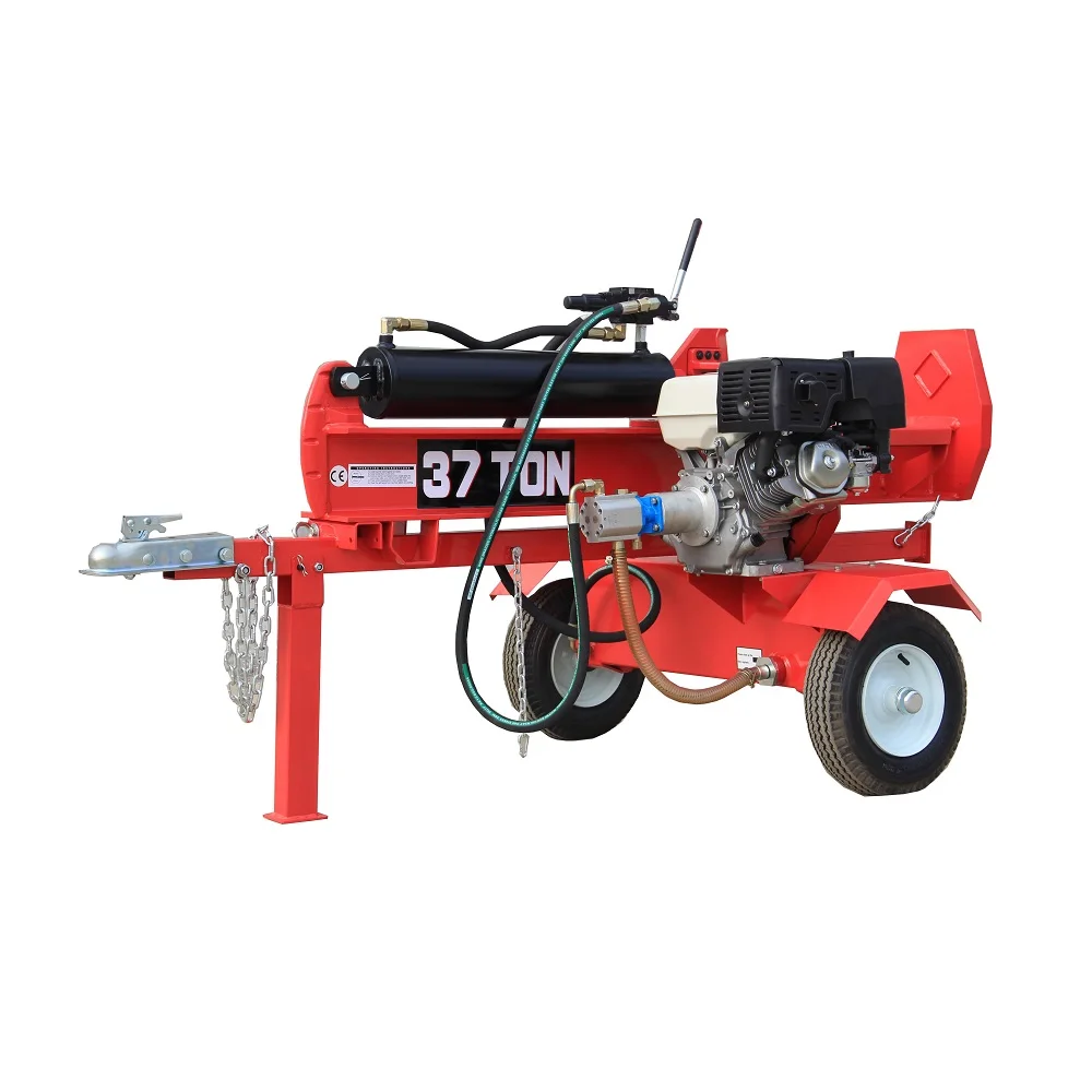 High Quality 37ton Industrial Grade Compact Electric Hydraulic Log Splitter  Wood Cutter for Sale