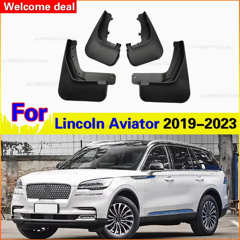 

Mudguard For Lincoln Aviator 2019-2023 Front Rear 4pcs Mudflaps Mudguards Car Accessories Auto Styline Splash Guard Fender 2020
