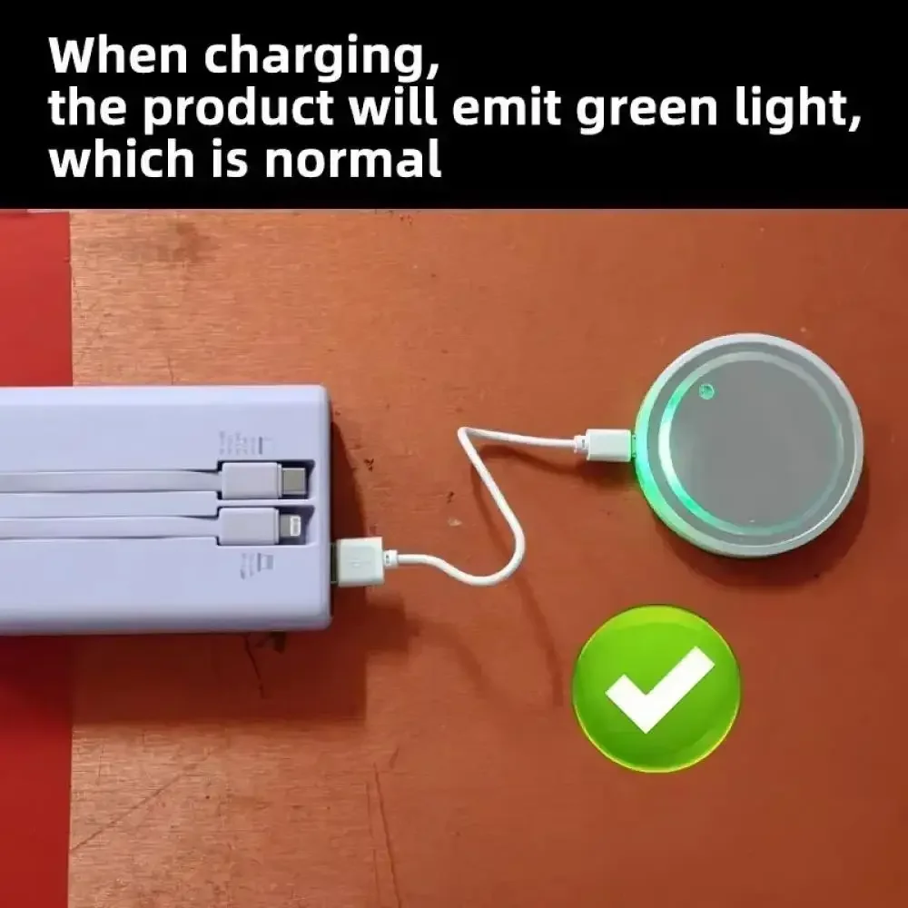 LED Auto-Getränkehalter-Beleuchtung Wasserdichte Getränkeuntersetzer mit 7 Farbwechseln USB-Aufladung Getränkeuntersetzer Auto-Innenausstattung – Detail 9