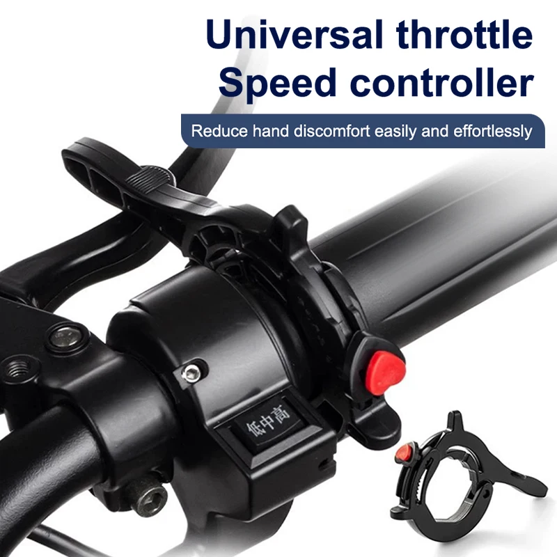 1pc Motorcycle Cruise Control Throttle For High Grade Aluminum Lock Assist Retainer Universal Safe Flexible Motorbike Handle Bar
