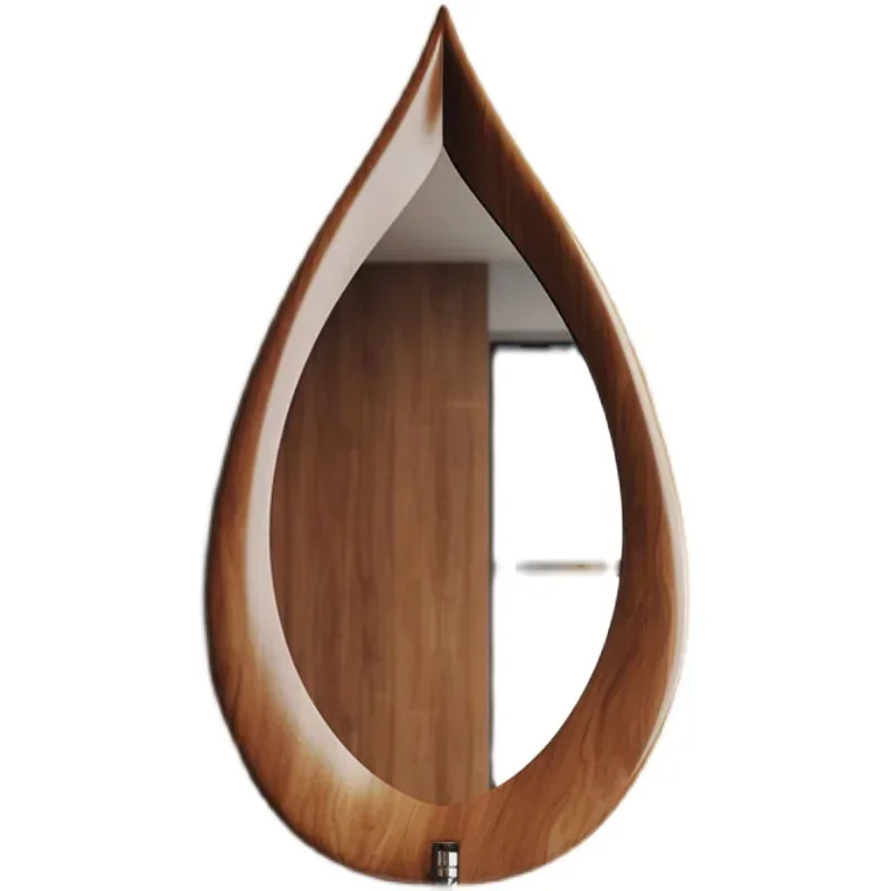 

Retro wall-mounted decorative mirror, simple and creative bathroom mirror, American medieval vanity mirror, bathroom