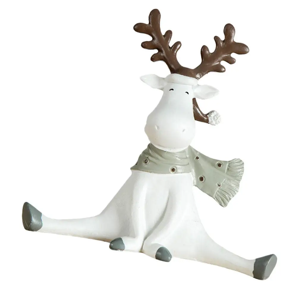 1Pcs Lovely Deer Desktop Decor Resin Crafts Compact Size Perfect for Home Office Dormitory Desktop Decor Resin Crafts