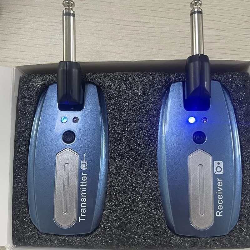 Musical Instrument Wireless Audio Transceiver Rotatable Guitar Audio System Portable Electric Blow Pipe Pickup Instrument Parts