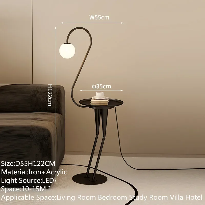 DORIAN Nordic Modern Floor Lamp Luxury Art Living Room Bedroom Study Villa Hotel Fashion Creativity Decorative Standing Light