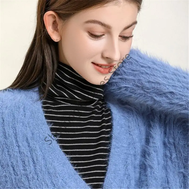 M68a تنفس مخطط فو فو المرتفع الرقبة قابلة للفصل الديكور متعدد الاستخدامات