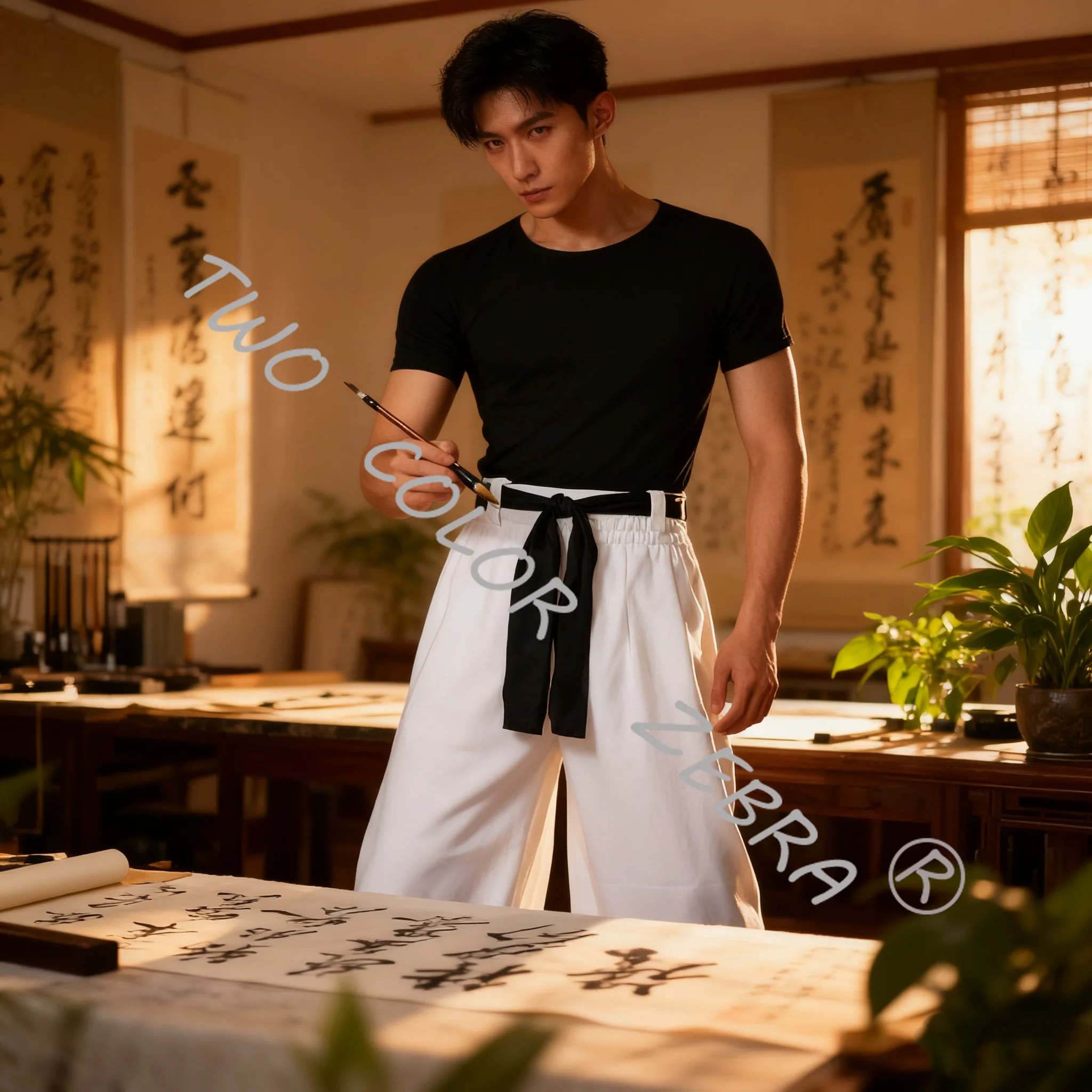 Manga Anime Jujutsu Kaisen Sezon 2 Satoru Gojo T-shirt Spodnie Garnitur Strój Cosplay Kostium Halloween Boże Narodzenie Prezent Dla Kobiet Mężczyzn