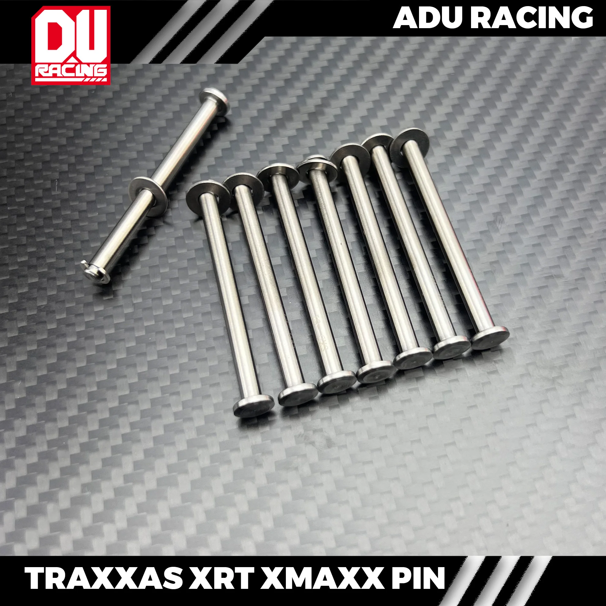 ADU RACING SKD61 HARD STEEL run through pin for TRAXXAS X-MAXX XRT