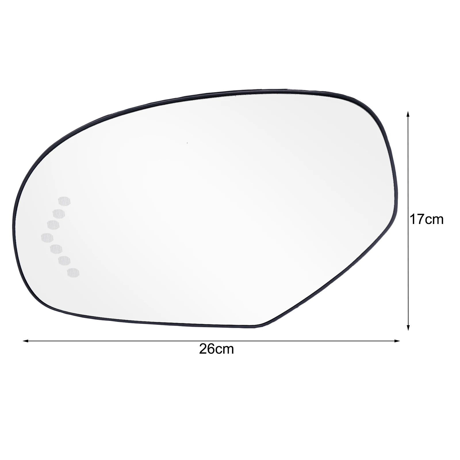 Side Wing Mirror Glass For Cadillac Escalade ESV Chevrolet Avalanche Silverado Suburban Tahoe GMC Yukon Left Right Heated Rear