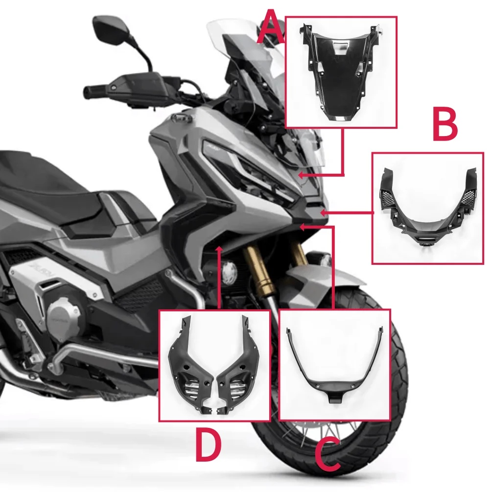 

XADV X-ADV 750 Fairings Injection Panel Bodywork Frame Protector Kits For Honda X-ADV750 2021-2023 Motorcycle ABS Accessories