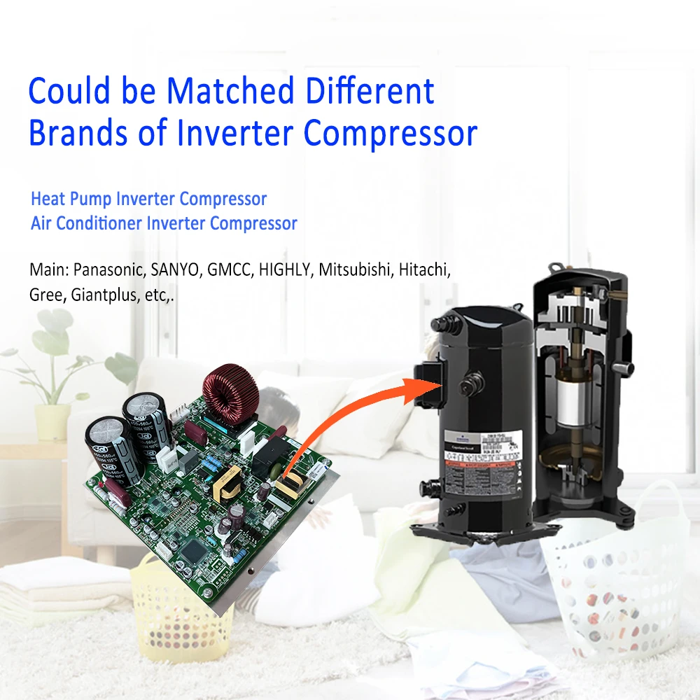 Air Conditioner Controller Heat Pump Compressor Driver DC Inverter Control Board PCB Assembly PCBA