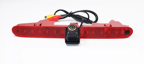 Imagen 2 del producto AHD 1080P 170 ° Lente ojo de pez LED luz de freno de furgoneta cámara de visión trasera de coche para Peugeot Partner 2008-2021 Partner II citroen Berlingo