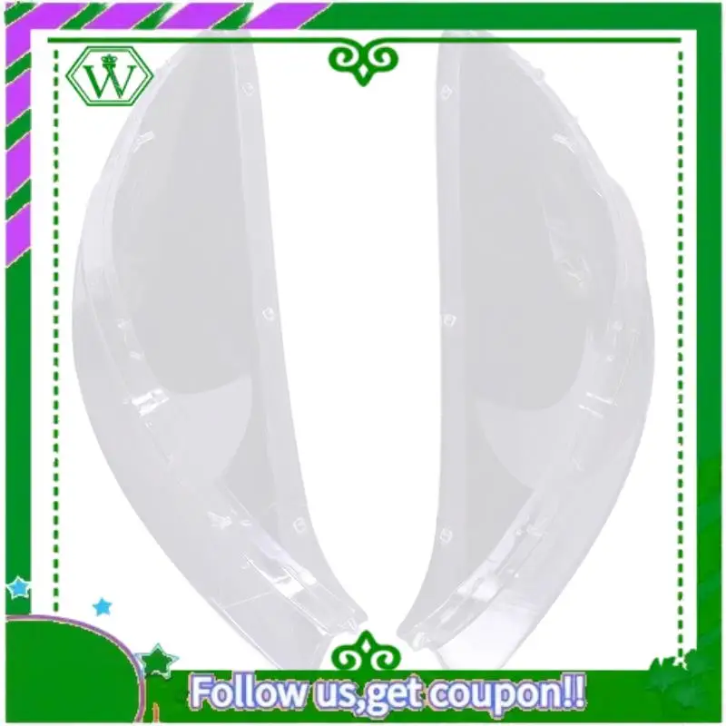 AC34-1 زوج سيارة الجبهة غطاء المصباح عدسة المصباح الأمامي قذيفة استبدال ل 307 2008 2009 2010 2011 2012 2013