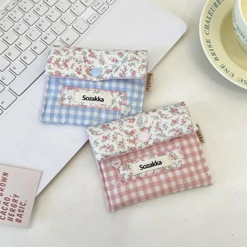 

Sanitary Pad Pouch - Cute Portable Period Organizer Bag For Students, Small Fabric Menstrual Storage For Travel