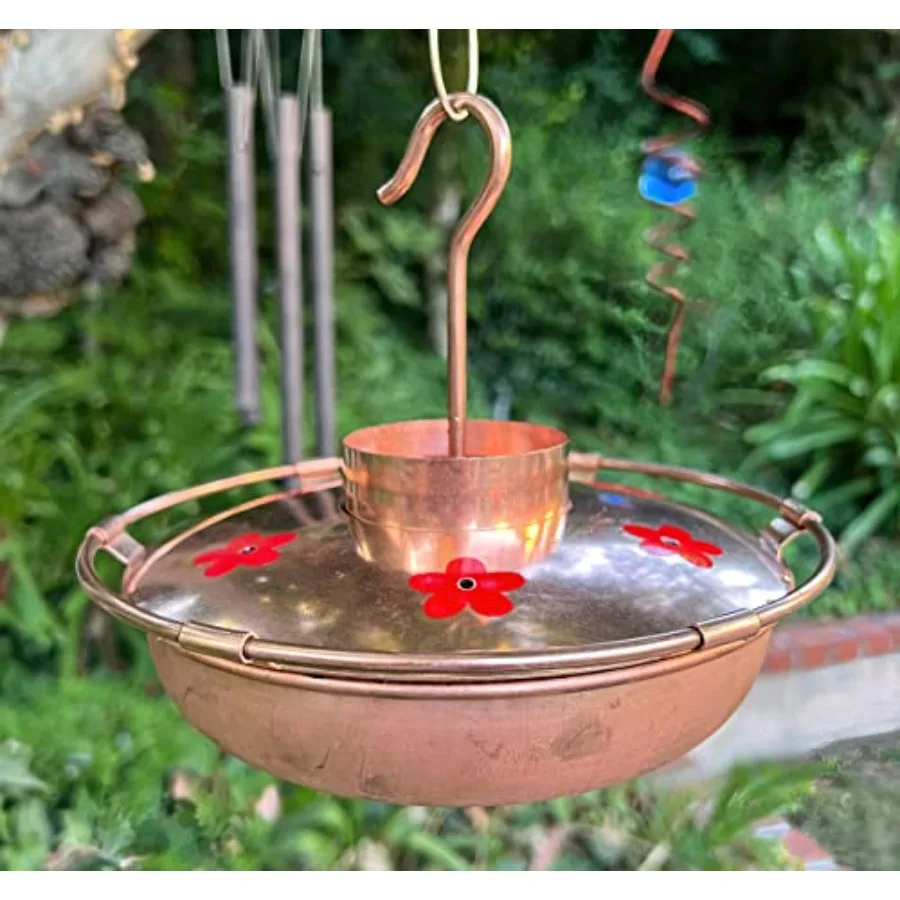 

-Pure Copper Hummingbird Feeder