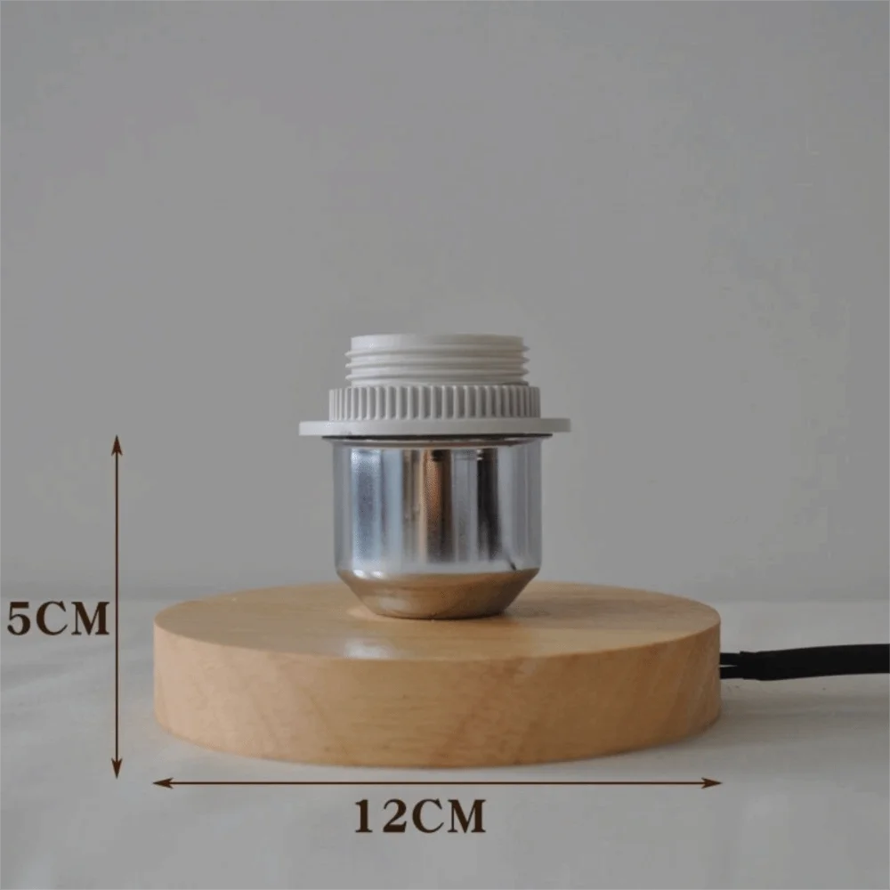 Universal Solid Wood Lamp Base Holder On Off Switch EU Plug Table Lamp Holder E27 Wooden Lamp Holder Study Room