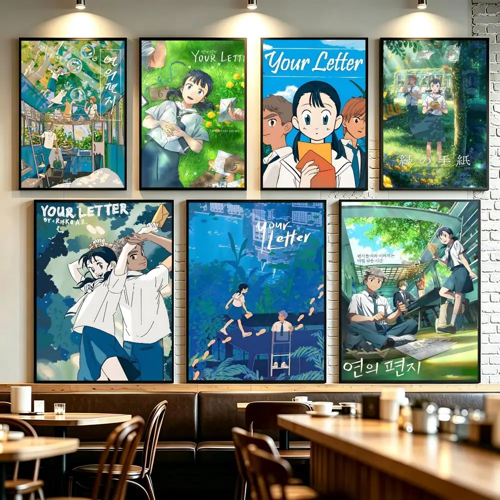 webtoon Your Letter Poster Poster HD Printing self‑stick Modern upscale Style Wall Art Home Decor For Office Bedroom Gift