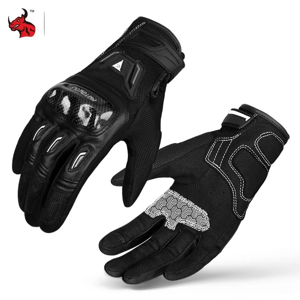 

Summer Breathable Motorcycle Gloves Anti Drop And Wear-resistant Motorcycle Touchscreen Gloves Knight Riding Protective Gloves