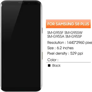 AMOLED LCD -Touchscreen -Substitution für Galaxy S8 Plus, G955 G955FD mit Rahmen 12 Hauptverkaufsbildschirm S8 G955FD - №7