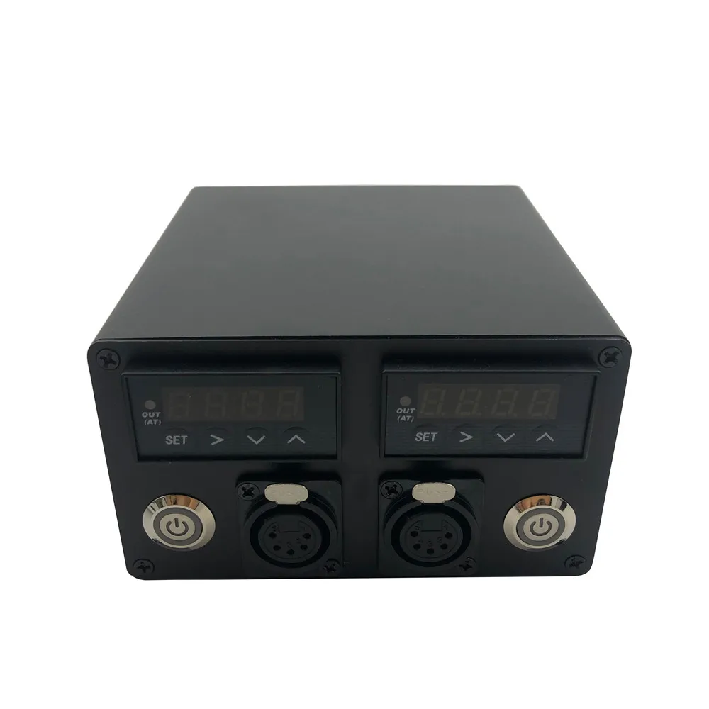 Electric Digital Dual PID Controller with 5 Pin XLR Male Plug and Power Cable