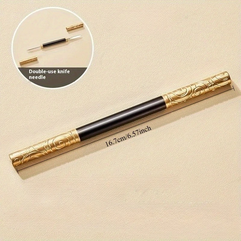 1 Pc Golden Cudgel Tea Needle Ebony Rosewood Tea Knife Pu 'er Tea Special Tea Cake Tool Tea Ceremony Accessories