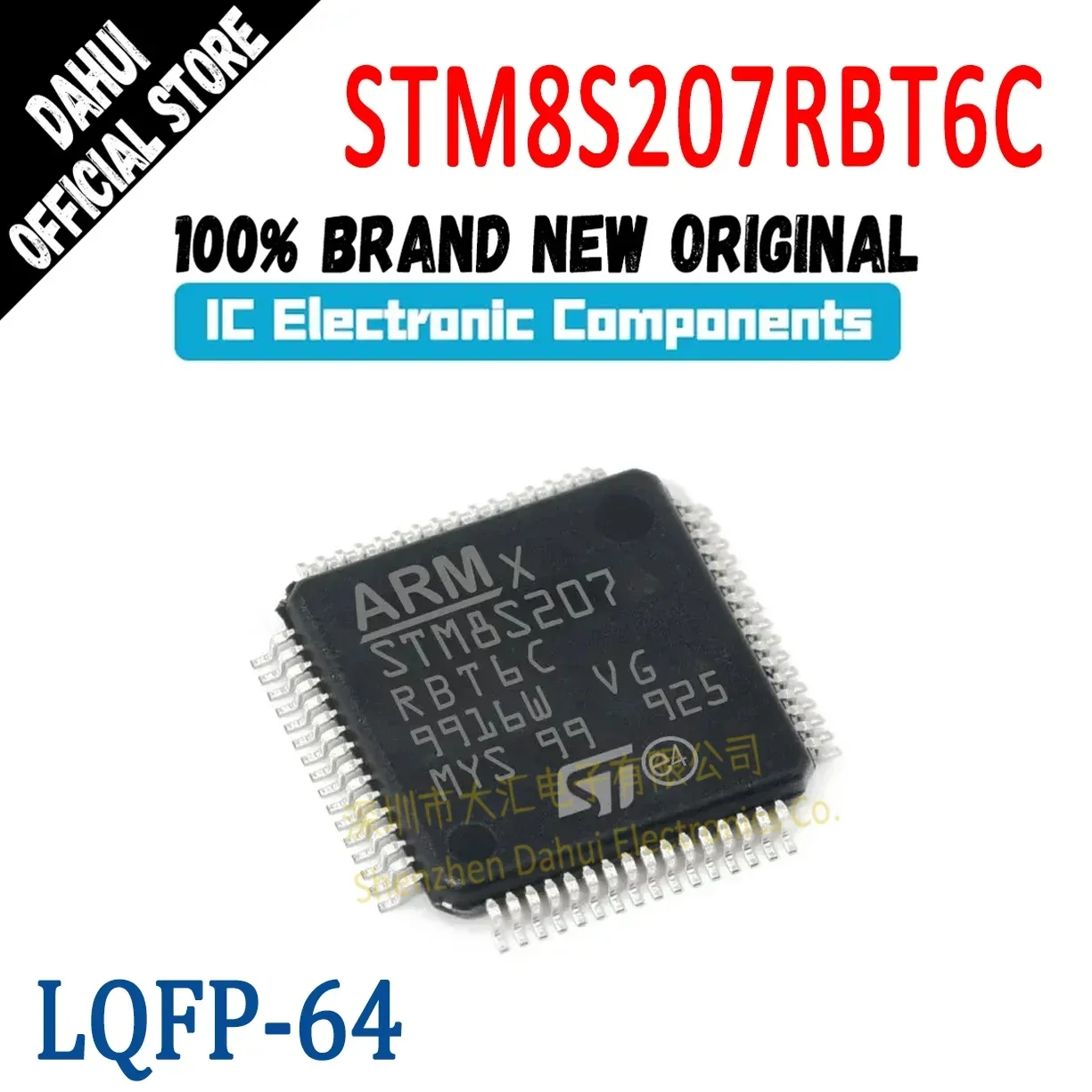 

(1Piece) 100% New Original STM8S207RBT6C STM8S207RBT6 STM8S207RBT STM8S207RB STM8S207R STM8S207 STM8S STM8 STM MCU Chip LQFP-64