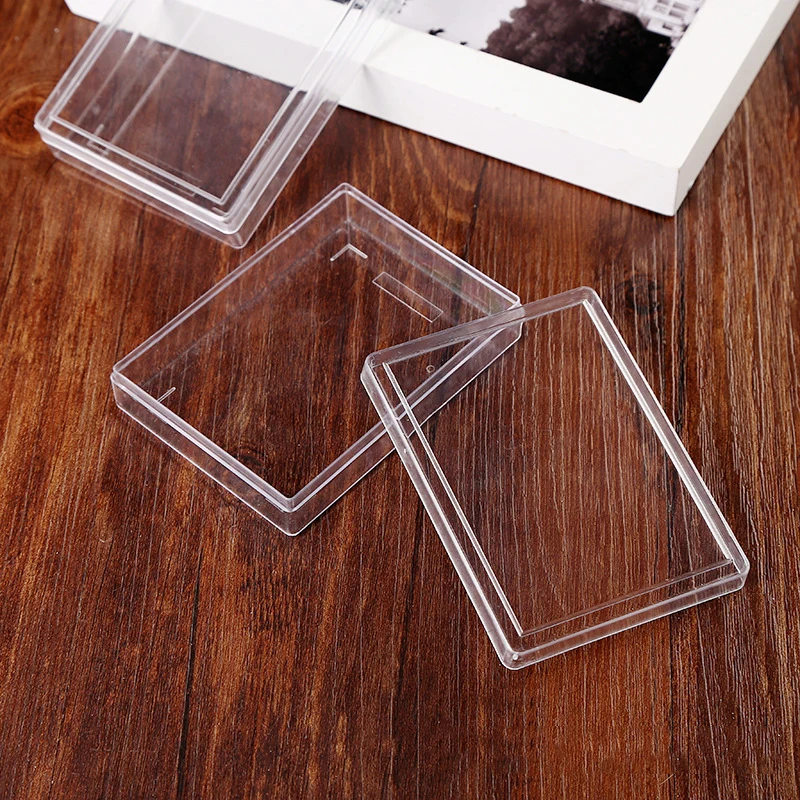 Transparent Plastic Boxes Playing Cards Container Storage Case Packing Poker Game Card Box For Board Games Club